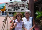 IMG 1025  Vinny og Esther ved restaurant Nam Phou Vientian Laos
